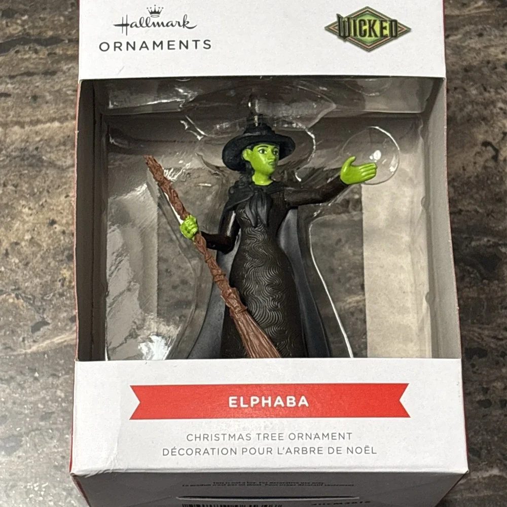 Wicked Elphaba Hallmark Christmas Ornament